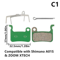 1 Pair Ceramic MTB Hydarulic Disc Brake Pads Road For Shimano SRAM - VirtuousWares.Store