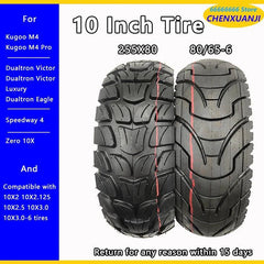 10 Inch Tires 10X3.0 80/65-6 255X80 for Kugoo M4 Dualtron VICTOR LUXURY EAGLE Speedway 4 Zero 10X Electric Scooters Minimotors - VirtuousWares.Store