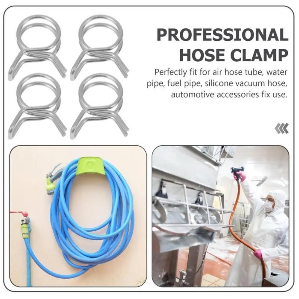 10Pcs/set Spring Clips Hose Clamp Assortment Kit Sealing Pipe Clips - VirtuousWares.Store