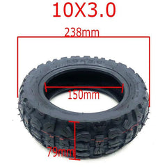 10x3.0 inch Off Road Winter Snow Tire Trye Tube Zero 10x Kaabo Mantis - VirtuousWares.Store