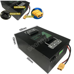 120V 30Ah Li ion With Charger 32S Lithium Polymer Battery Pack For - VirtuousWares.Store