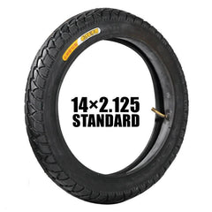 14x2.125 Inch Pneumatic Tire Inner Tube Inflatable Tyre City Road - VirtuousWares.Store