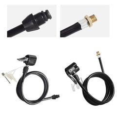 1x Bicycle Air Pump Extension Tube Pump Hot Sale Bicycle Hose Air Pump - VirtuousWares.Store