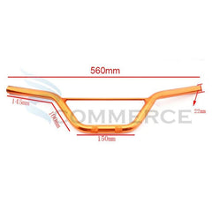 22mm Aluminum Handlebar For 47cc 49cc Motorcycle Motocross Mini Dirt - VirtuousWares.Store