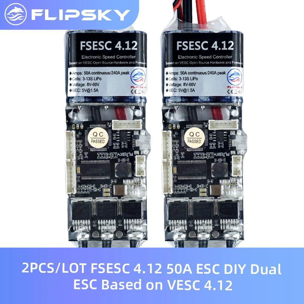 2PCS/LOT FSESC 4.12 50A ESC DIY Dual ESC Based on VESC 4.12 Electric - VirtuousWares.Store
