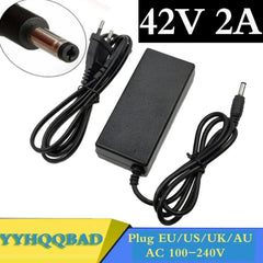 36V 2A battery charger Output 42V 2A Charger Input 100-240 VAC Lithium Li-ion Li-poly Charger For 10Series 36V - VirtuousWares.Store
