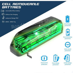 48V 10AH 14.5AH 18AH 22.4AH Lithium Battery Pack Replacement Folding - VirtuousWares.Store
