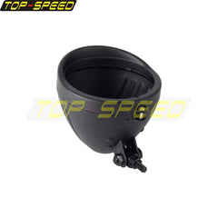 5.75" Universal Motorcycle Headlamp Housing Round Headlight Mount - VirtuousWares.Store