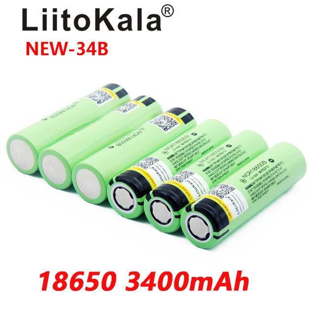 5000PCS Liitokala New Original 18650 3400mAh battery Li-lon - VirtuousWares.Store