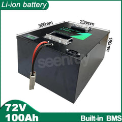 72V 100Ah Li-ion With Charger Lithium Polymer Battery Perfect For - VirtuousWares.Store