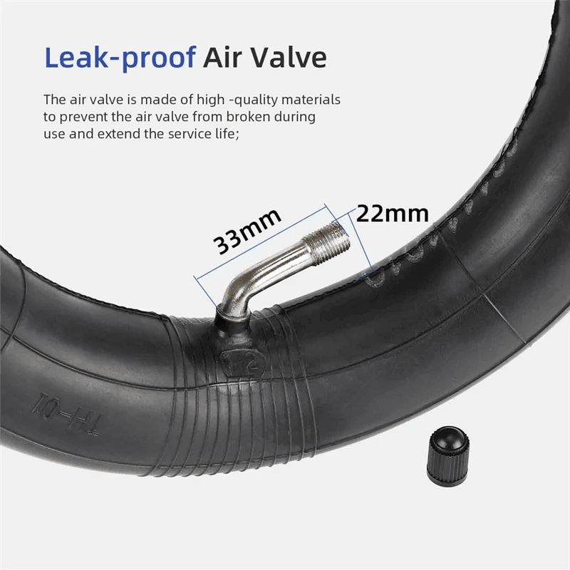 8.5Inch Inner Tube Rear Wheel Bent Valve Stem 50/75-6.1 Rear Tire 8 - VirtuousWares.Store