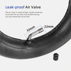 8.5Inch Inner Tube Rear Wheel Bent Valve Stem 50/75-6.1 Rear Tire 8 - VirtuousWares.Store