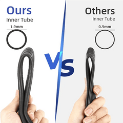 8.5Inch Inner Tube Rear Wheel Bent Valve Stem 50/75-6.1 Rear Tire 8 - VirtuousWares.Store