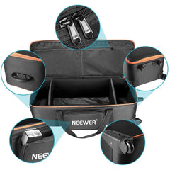 Camera Rolley Carry Bag Straps Padded Compartment Wheel For Light - VirtuousWares.Store