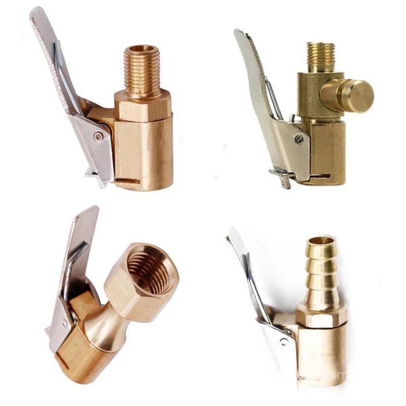 Car Tire Air Chuck Inflator Pump Valve Connector Clip-on Adapter Car - VirtuousWares.Store