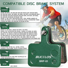 Ceramic Brake Pads BUCKLOS MTB Bike Hydarulic Disc Brake Pads For - VirtuousWares.Store