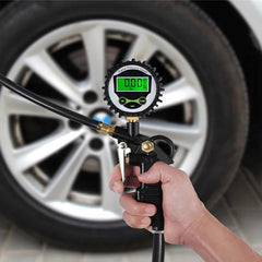 Digital LCD Display Inflation Monitoring Manometer Car EU Tire Air - VirtuousWares.Store