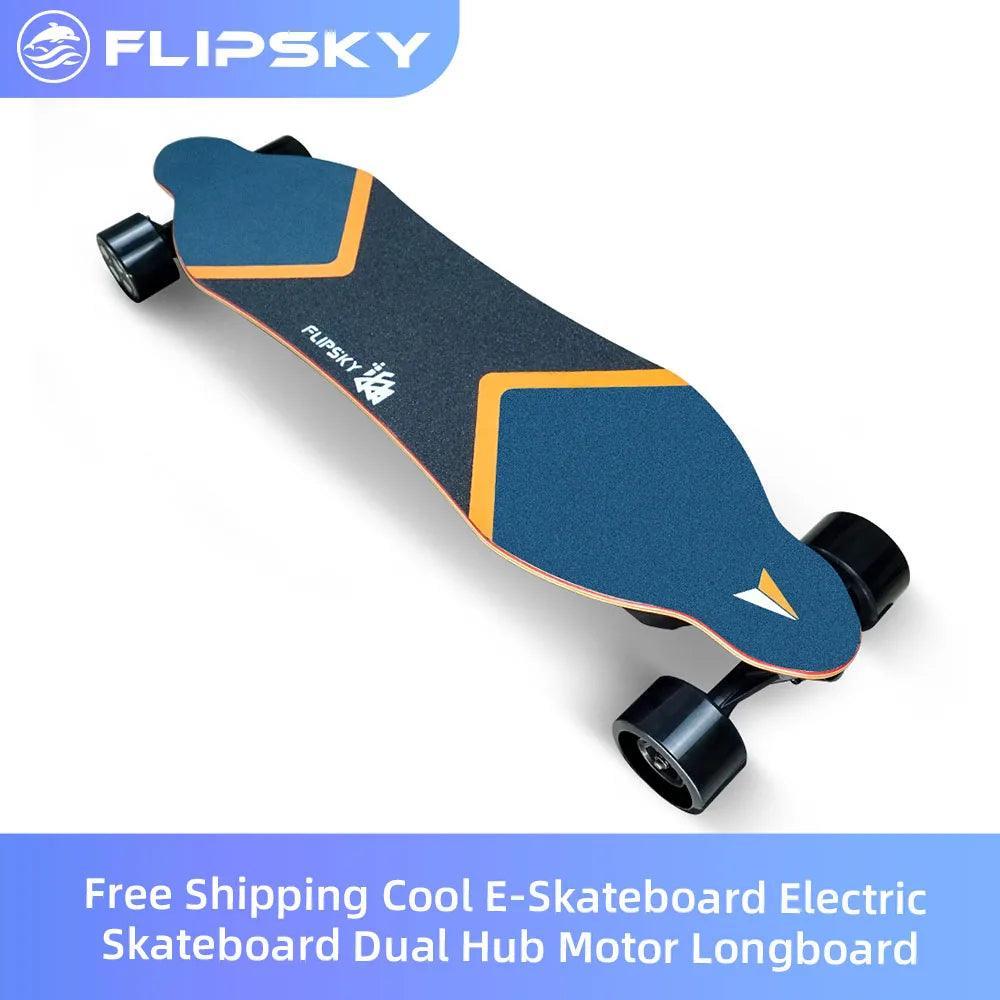 E-Skateboard Electric Skateboard Dual Hub Motor Longboard with Battery - VirtuousWares.Store