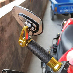 EAFC 1 Pair 7/8" 22mm Motorcycle Rearview Mirrors Universal Scooter - VirtuousWares.Store