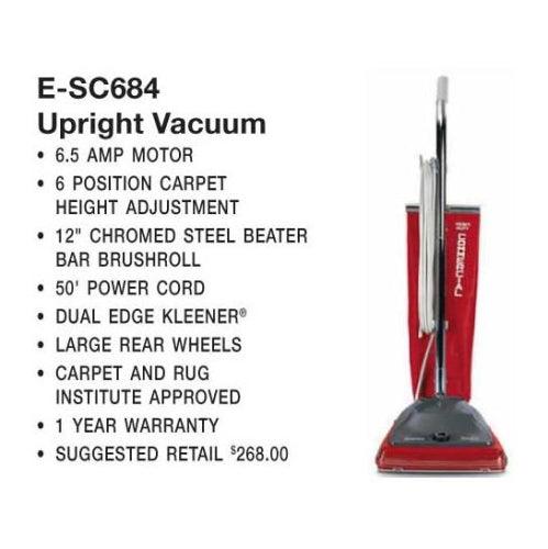 Eureka: E-SC684 Vac, Sanitaire Vacuum 6.5Amp 12" VGII 50' Cord - VirtuousWares.Store