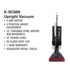 Eureka: E-SC689 Vac, Sanitaire Vacuum 5Amp 30' Cord Dust Cup - VirtuousWares.Store
