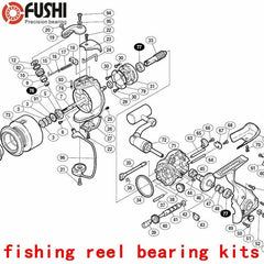 Fishing Reel Ball Bearings Kits For Shimano 02 ultegra 2500 & Arb ( - VirtuousWares.Store