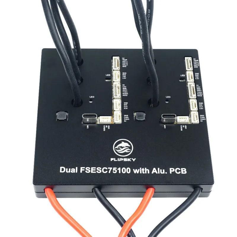 Flipsky 100A 75V Dual FSESC 75100 with Aluminum PCB Controller for - VirtuousWares.Store