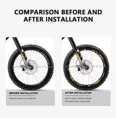 For Surron Light Bee X/S/LBX Segway X260 X160 Motorcycle Wheel Sticker - VirtuousWares.Store