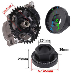 HEPPE Electric Fat Bike Motor Chainring Install and Removal Tool - VirtuousWares.Store