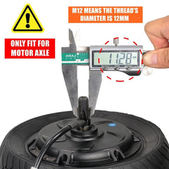 High-End M12 Titanium Alloy Fancy Flange Nut for ZERO 9 8X VSETT 8+ 9+ - VirtuousWares.Store
