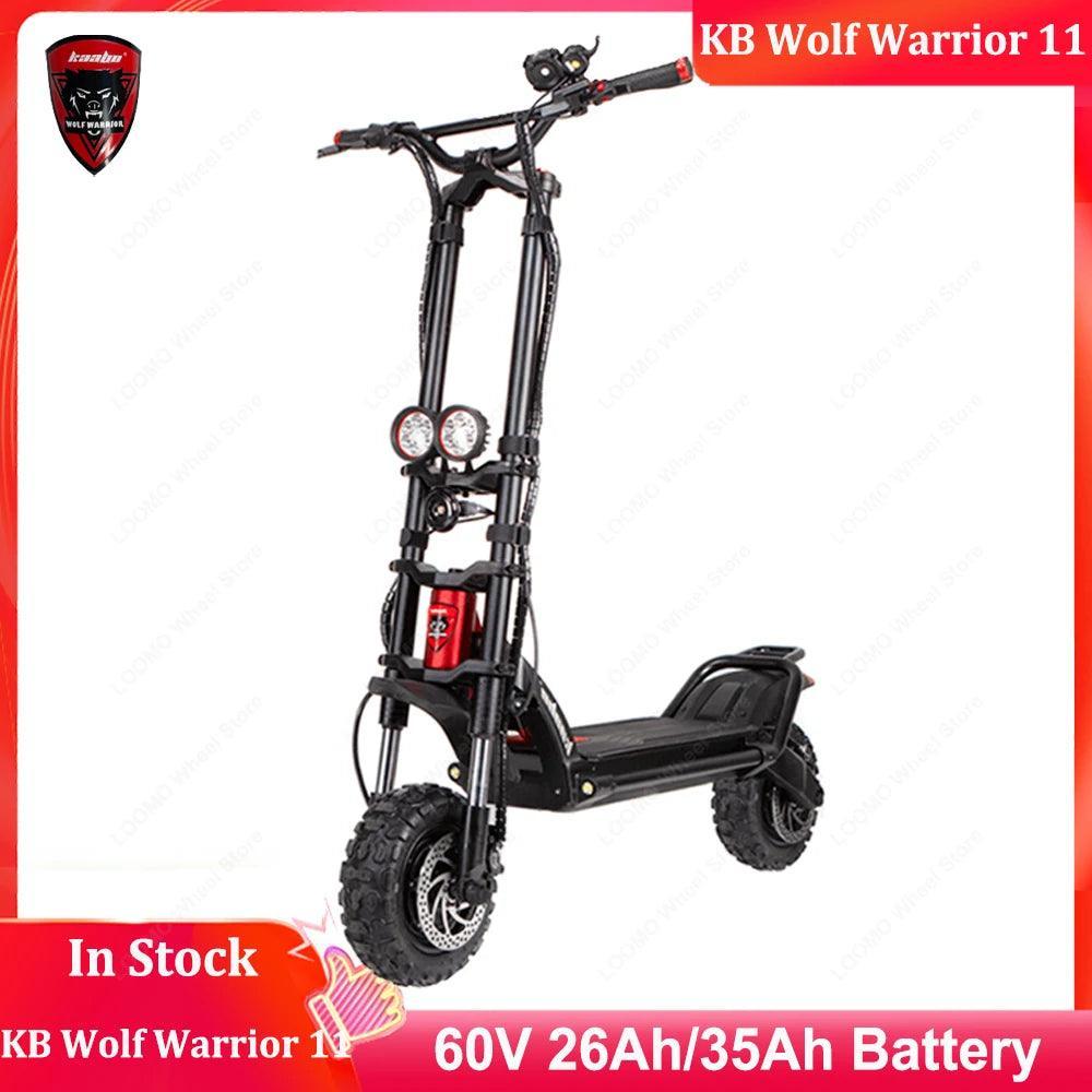 Kaabo Wolf Warrior Scooter 11 Scooter 26Ah 60V 35Ah 1200W*2 Dual Motor - VirtuousWares.Store