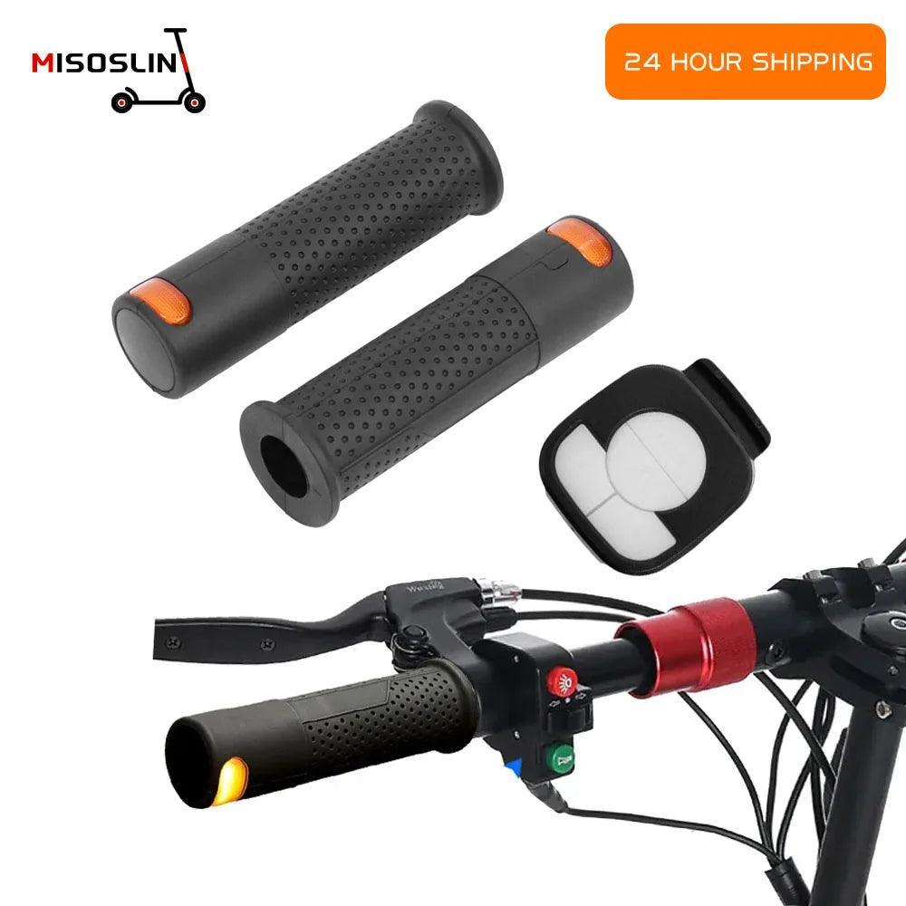Left & Right Handlebar Grip Wireless Remote Control LED Turn Signal - VirtuousWares.Store