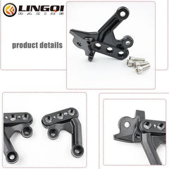 LINGQI RACING Motorcycle Foot Bracket Sur Ron Foot Pegs Bracket - VirtuousWares.Store
