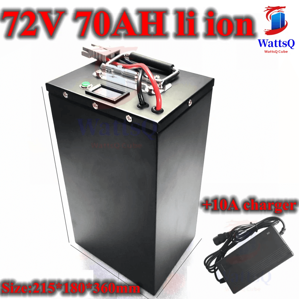 lithium ion battery 72v 70Ah li-ion with 100A BMS for 6000w 7200w - VirtuousWares.Store