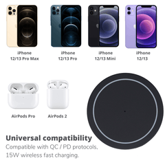 MAGNETIC WIRELESS CHARGER FOR iPHONE 13/12 SERIES - VirtuousWares.Store