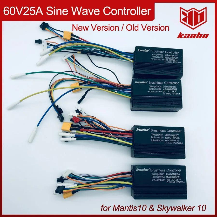 Mantis10 60V25A Controller Sine Wave 1000W*2 Hall Motor Kaabo Mantis - VirtuousWares.Store