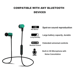 Mini In Ear Wireless Sports Bluetooth Headset with Microphone - VirtuousWares.Store
