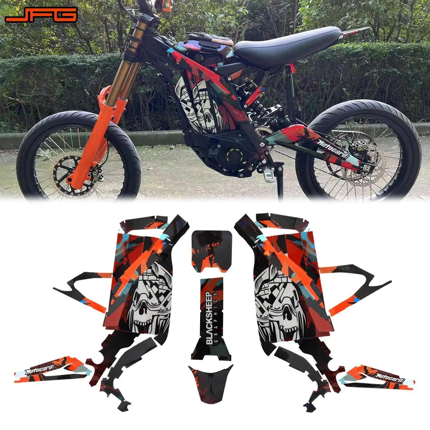 Motorcycle Accessories Complete Sticker Decal Stickers Kit For Sur-Ron - VirtuousWares.Store