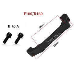 MTB Bike Disc Brake Rotors Front/ Rear 160/180/203mm Caliper Adapter - VirtuousWares.Store