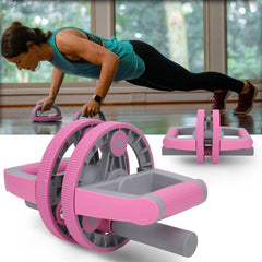 Multifunctional Abdominal Wheel Pull Strap Gym Fitness Training Set - VirtuousWares.Store