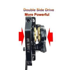 NowAct 2 Piston Electric E-Bike Scooter Disc Brake Hydraulic Bicycle - VirtuousWares.Store