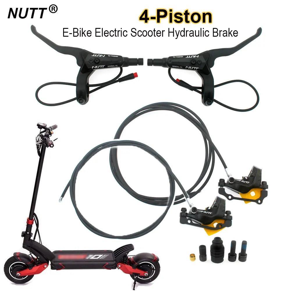 NUTT 4 Piston Y-5 Electric E-Bike Scooter Disc Brake Hydraulic Bicycle - VirtuousWares.Store