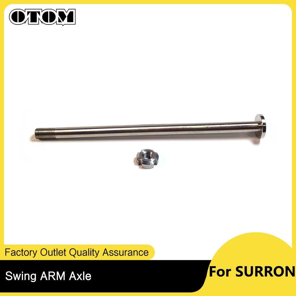 OTOM Motocross Rear Fork Mid.Shaft Swing Arm Axle With Nut Screw - VirtuousWares.Store