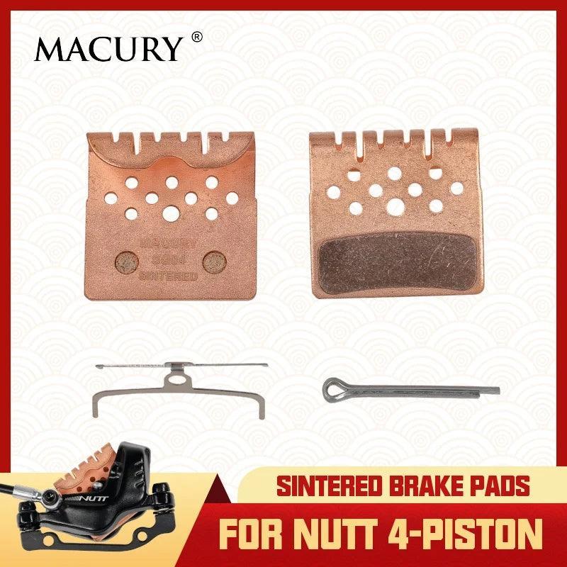 SG04 Sintered Disc Brake Pad for NUTT 4-Piston Hydraulic Disc Brake On - VirtuousWares.Store