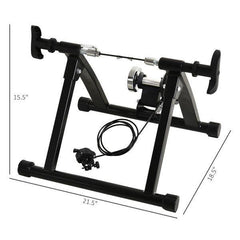 Soozier Indoor Magnetic Bike Bicycle Trainer Stand 5 Level Resistance - VirtuousWares.Store