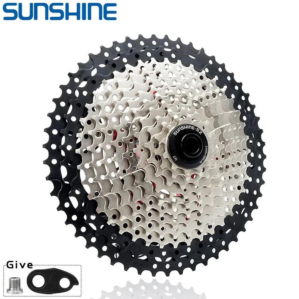 SUNSHINE Bicycle Cassette 8/9/10/11/12Speed Freewheel HG Structure - VirtuousWares.Store