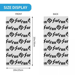 Sur Ron 2 Wht Sticker Motocross Bandana Neck Cover Printed Surron Wrap - VirtuousWares.Store