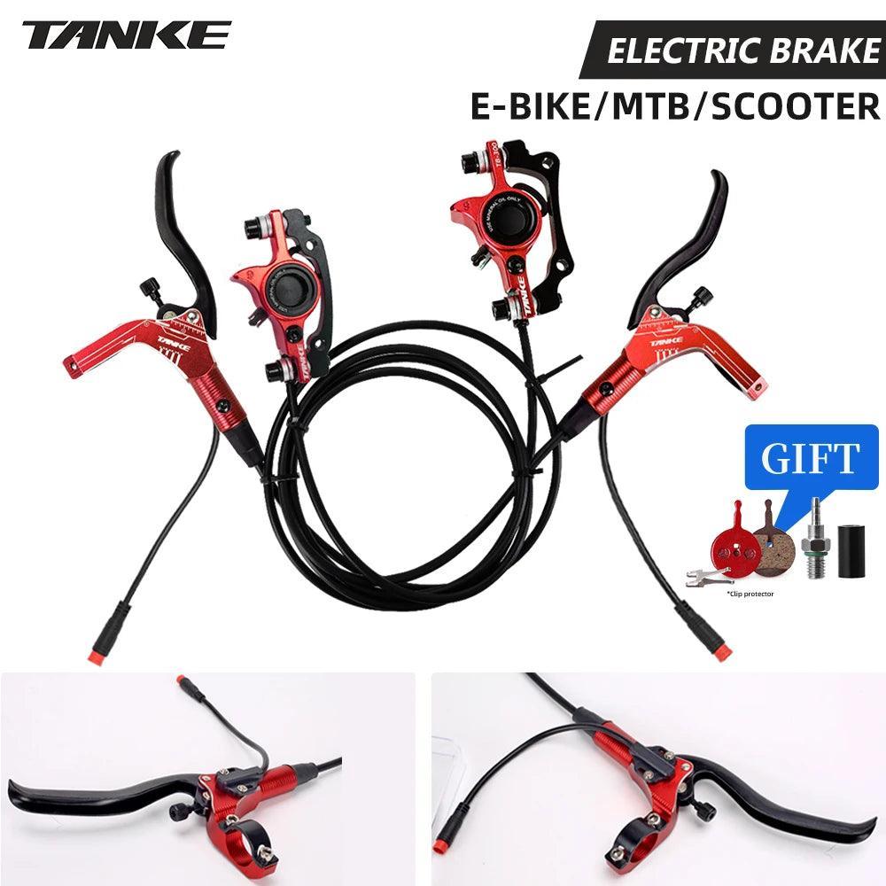 TANKE E-Bike MTB Hydraulic Disc Brake Set Electric E Scooter Power - VirtuousWares.Store