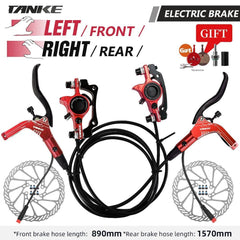 TANKE E-Bike MTB Hydraulic Disc Brake Set Electric E Scooter Power - VirtuousWares.Store