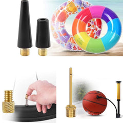 Tire Valve Adapter Ball Pump Needle Balloon Nozzle Inflation Kit for - VirtuousWares.Store